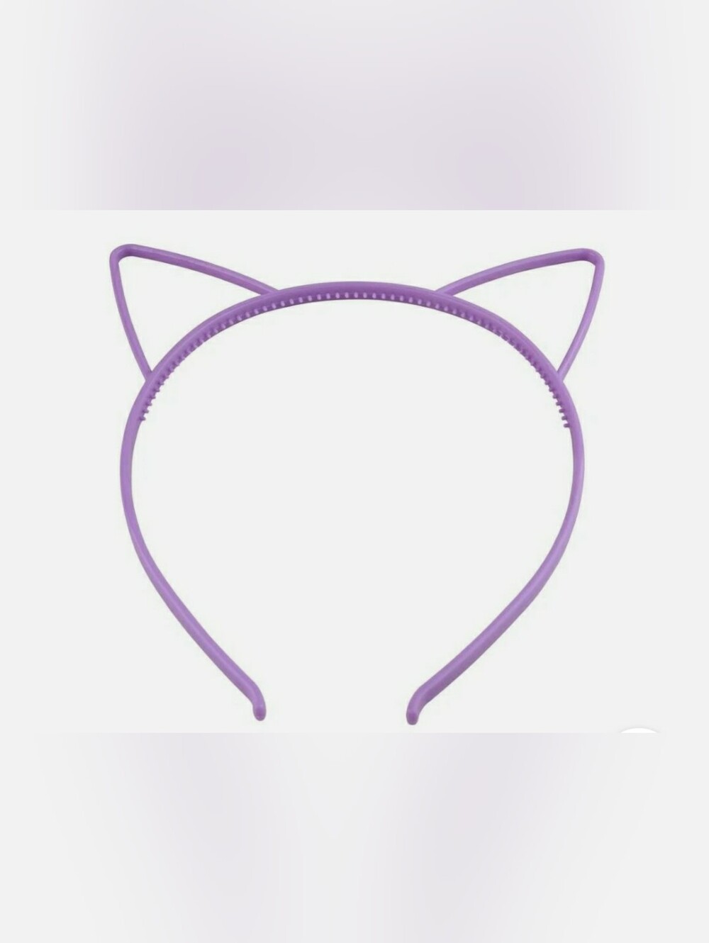 Purple Plastic Cat Ear Headband